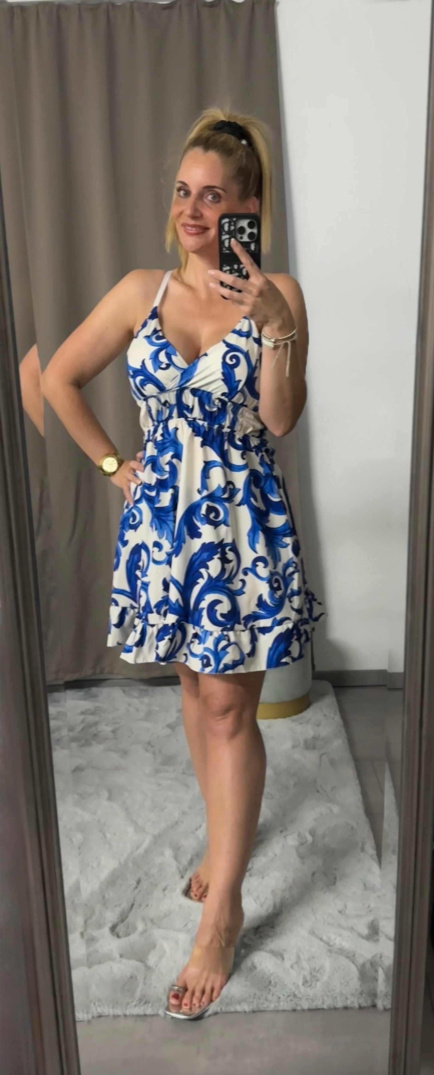 Kleid „Positano Blu“
