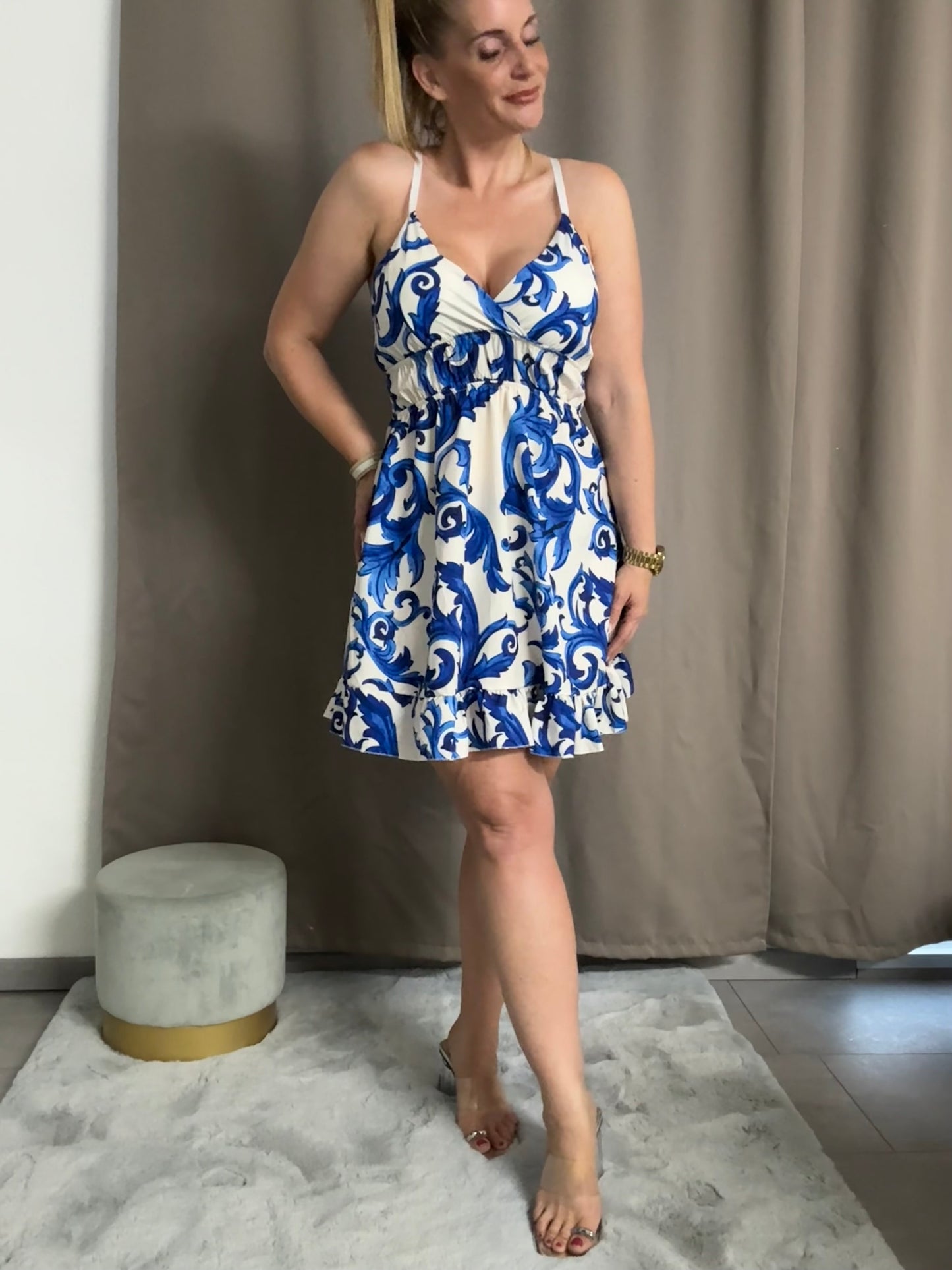 Kleid „Positano Blu“