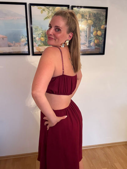 Cut-Out Kleid „Rosso“